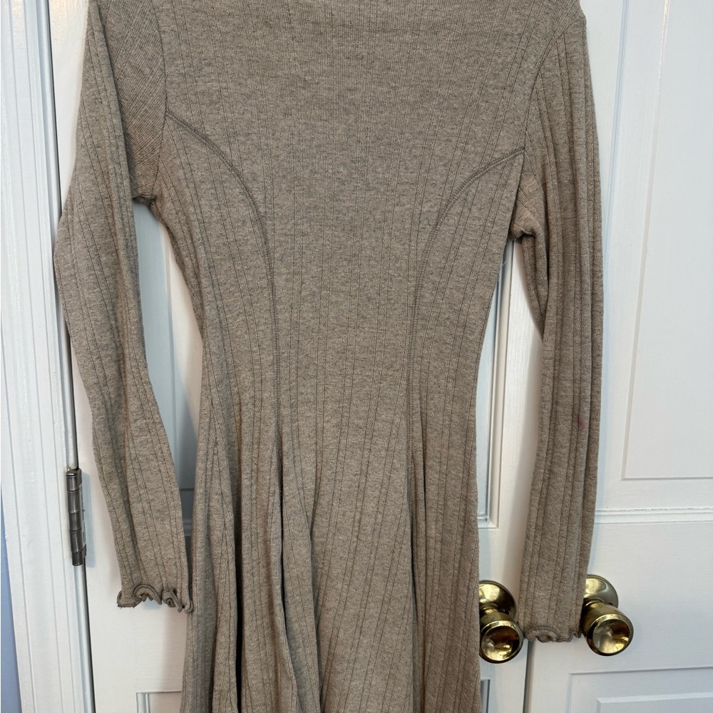 Vintage Contempo Casuals Ribbed knit Mini Dress – Med. Classic Cute Contemporary - Picture 2 of 11